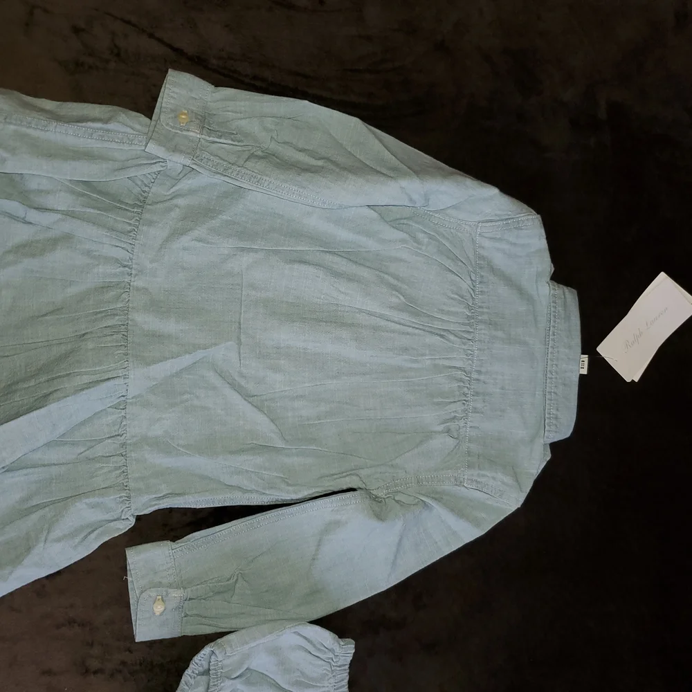 Ralph Lauren Light Blue Denim Shirt Set - Picture 2 of 3